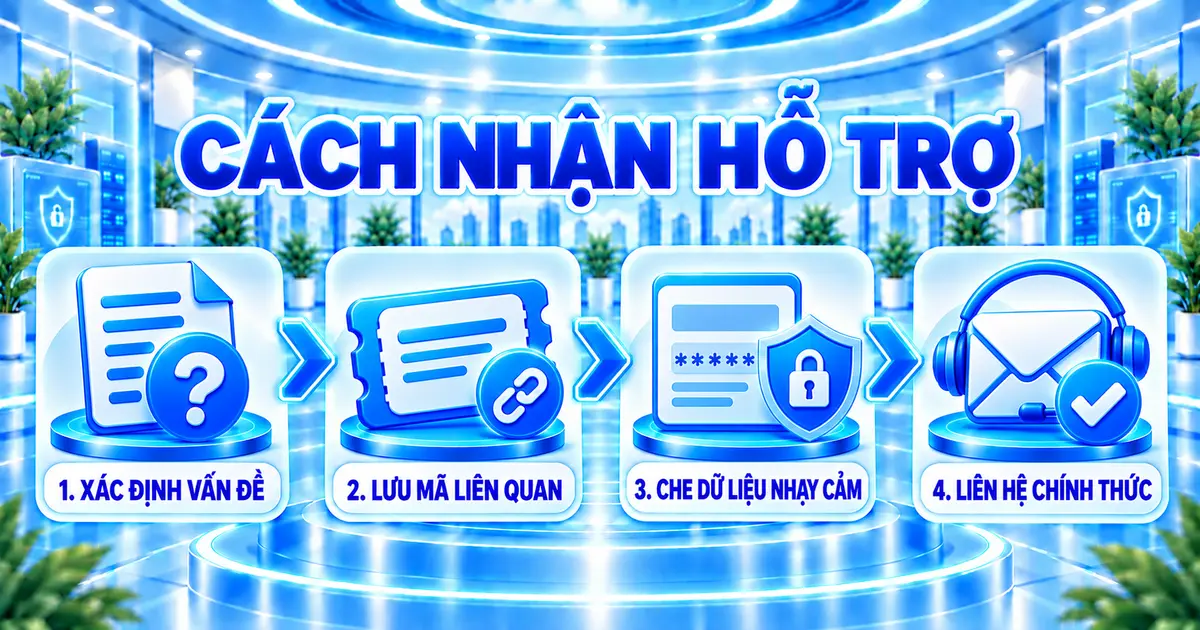 Bốn bước nhận hỗ trợ LLWIN an toàn