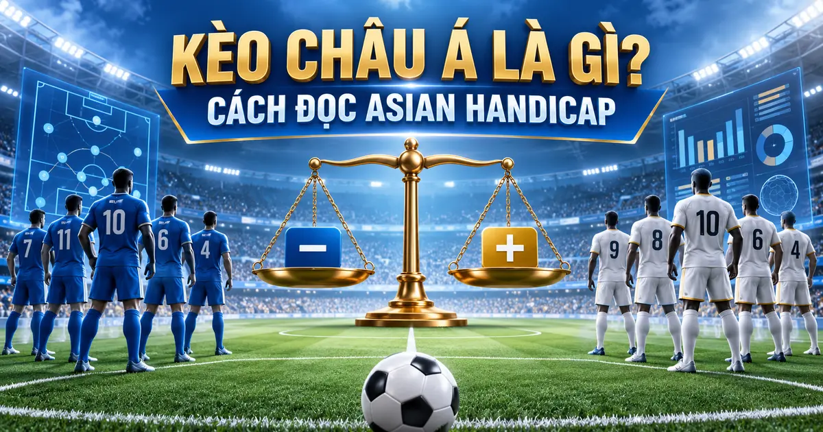 Kèo Châu Á là gì và cách đọc Asian Handicap