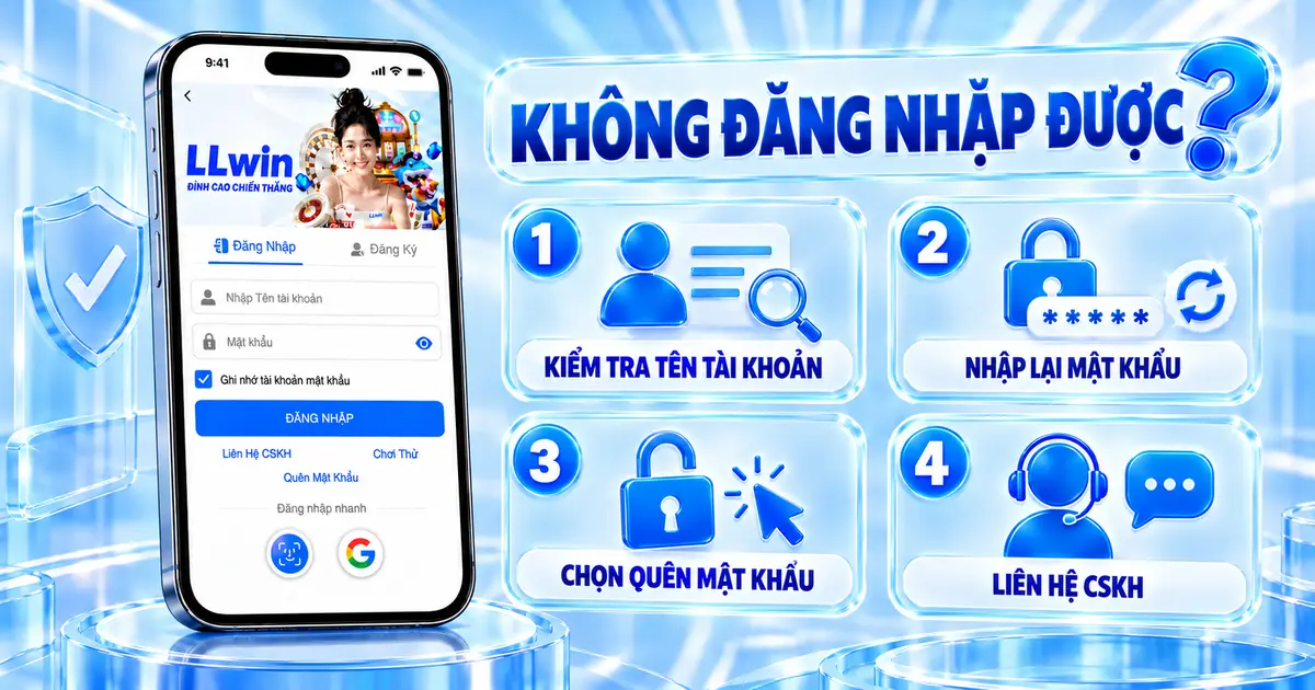 Bốn cách xử lý khi không đăng nhập được LLWIN