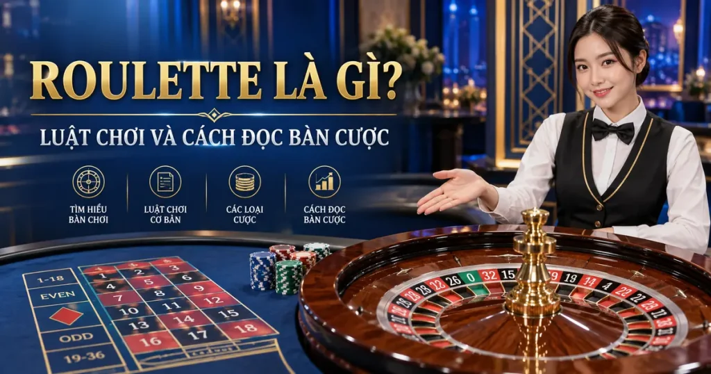 Roulette là gì - luật chơi và cách đọc bàn cược