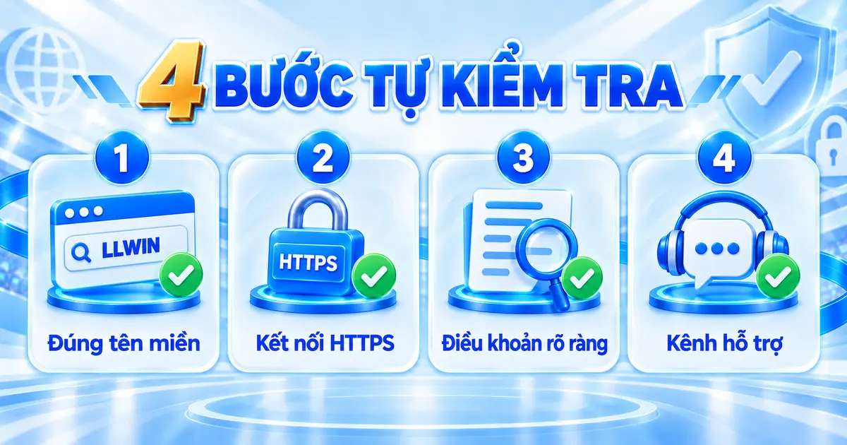 Bốn bước tự kiểm tra LLWIN trước khi truy cập