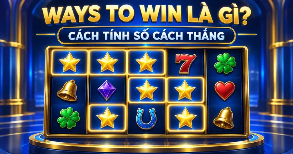 Ways to Win là gì - cách tính số cách thắng trong slot